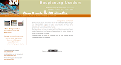 Desktop Screenshot of bauplanung-usedom.eu